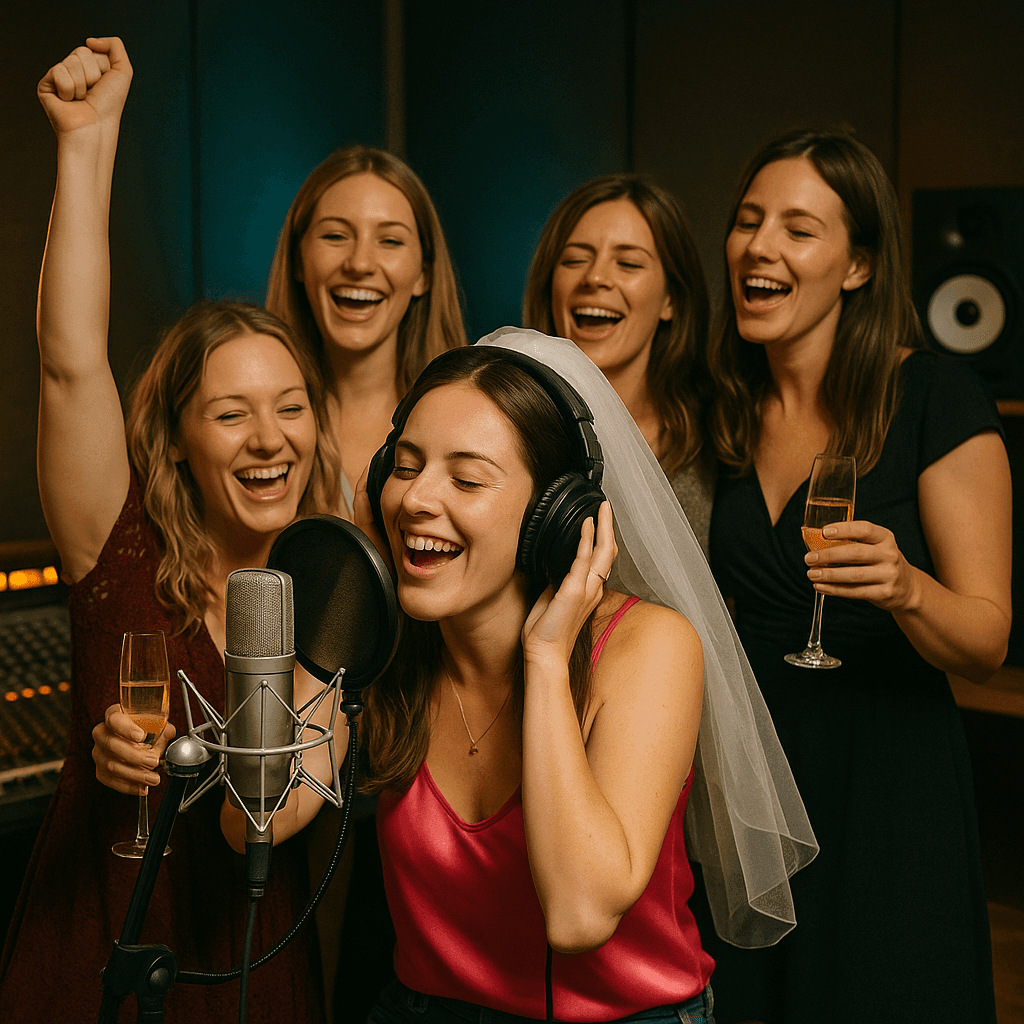 2) Aufnahme mit der Braut